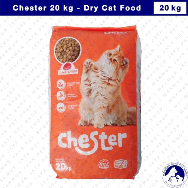 Promo Chester Dry Cat Food Tuna 20 kg / Makanan Kucing Kering 20kg