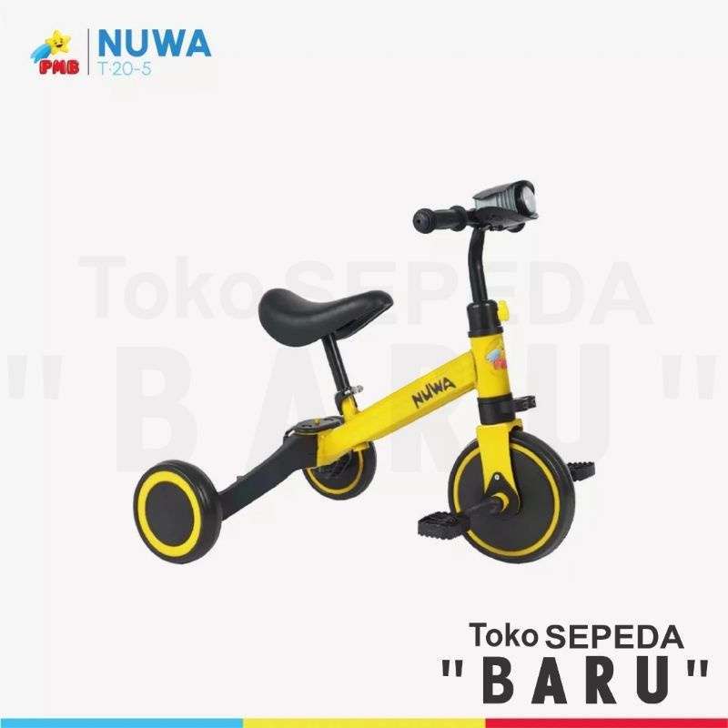 Jual TB Push Bike / Balance Bike 3 in 1 PMB NUWA T205 di Seller Toko