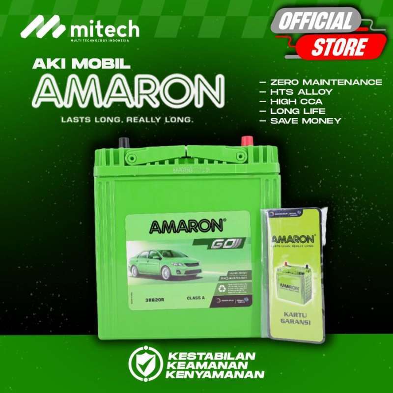 Jual Aki Mobil Suzuki Carry Futura NS40Z / 38B20R Amaron GO Aki Kering