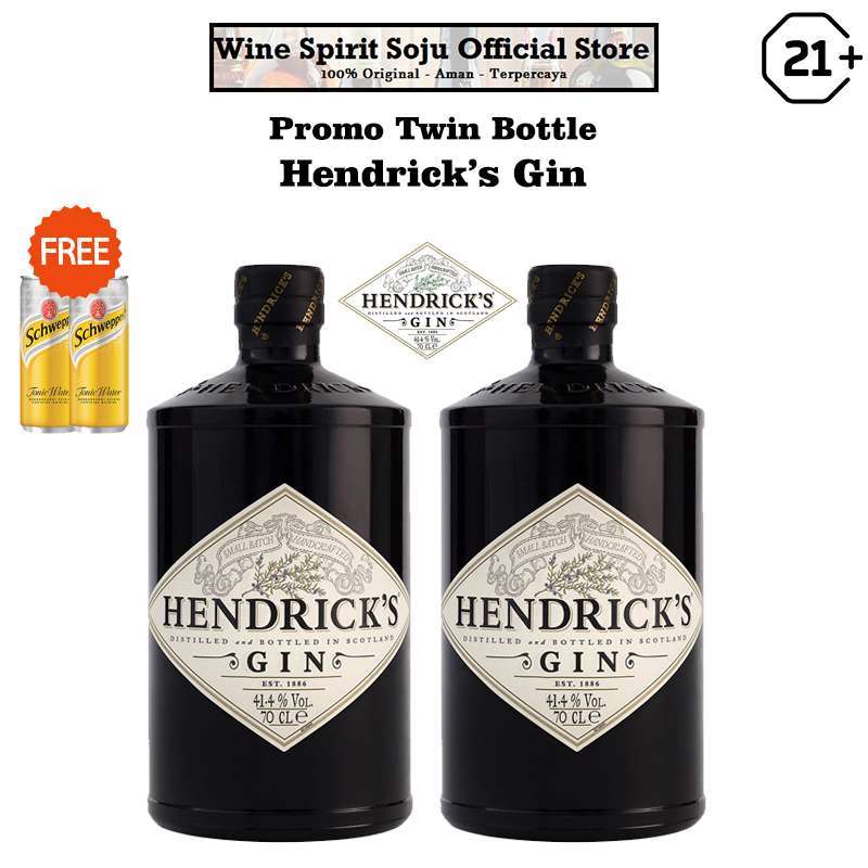 Jual Promo 2 Hendricks Gin 700ml Free Tonic Water Di Seller Wine Spirit