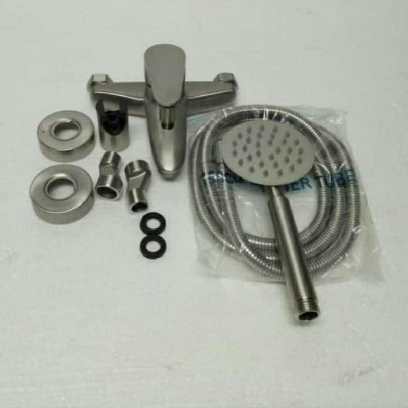 Promo Kran Bathup Paket Kran Shower Panas Dingin Model TOTO Wasser