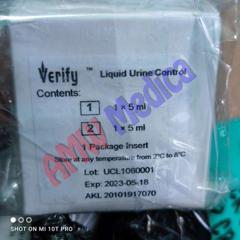 Promo Control VERIFY Liquid Urine VERIFY Kontrol Kalibrasi Strip ...