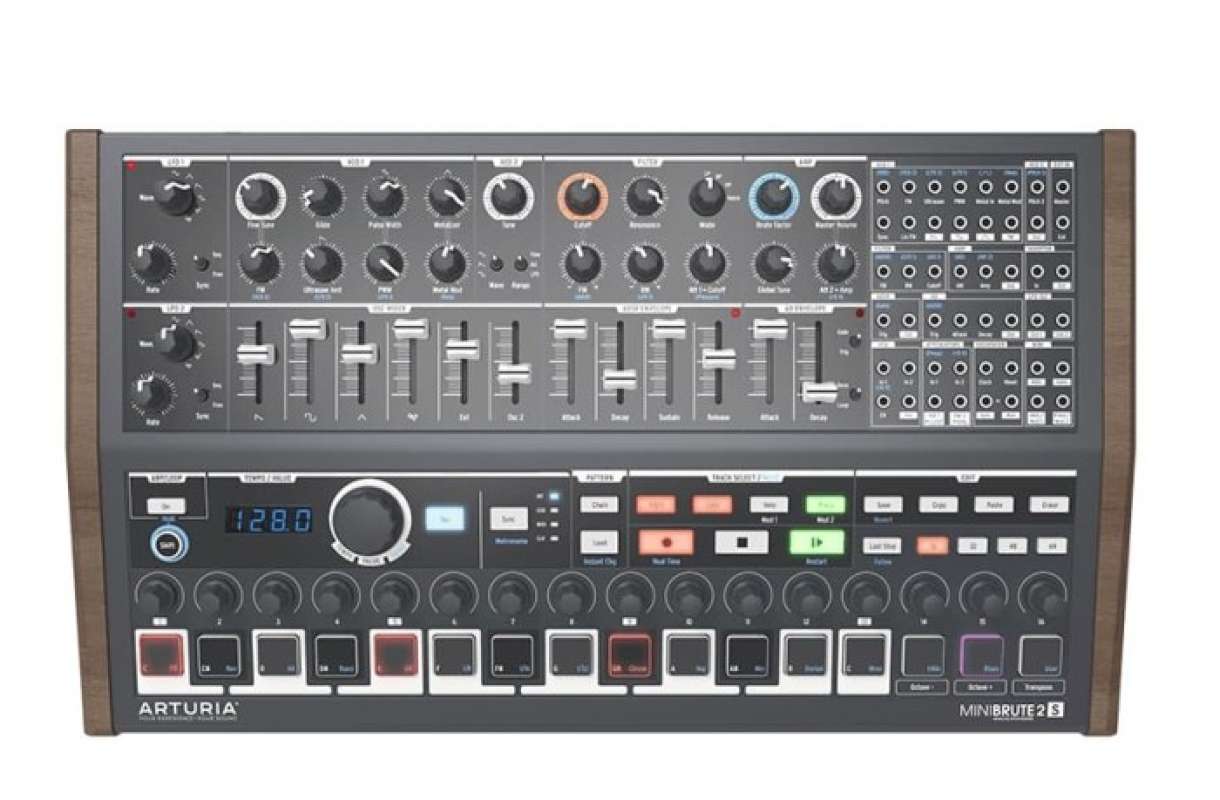 Promo Arturia MiniBrute 2S Semimodular Analog Sequencing Synthesizer