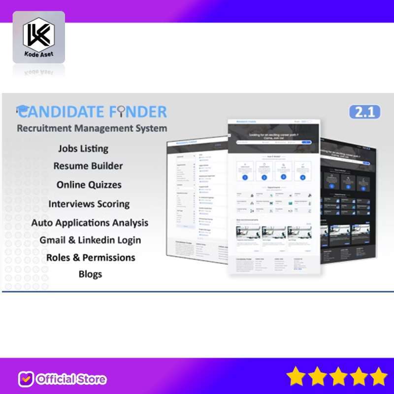 Promo SOURCE CODE APLIKASI CANDIDATE FINDER RECRUITMENT MANAGEMENT promo-source-code-aplikasi-candidate-finder-recruitment-management