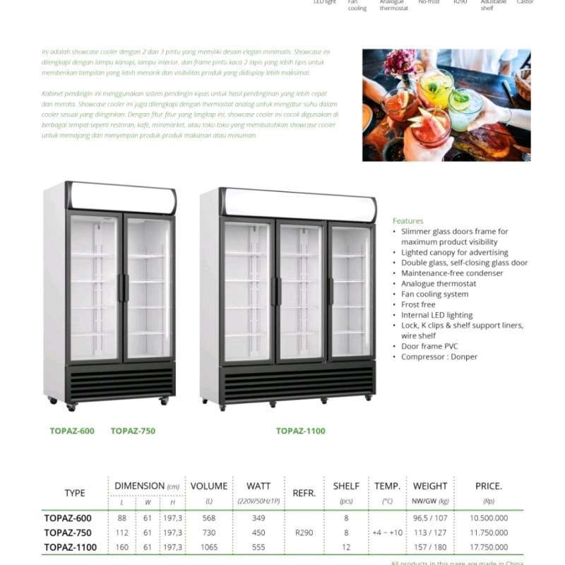 Jual Showcase Rsa Topaz 750 Di Seller Hera Elektronik - Sukodono, Kab ...