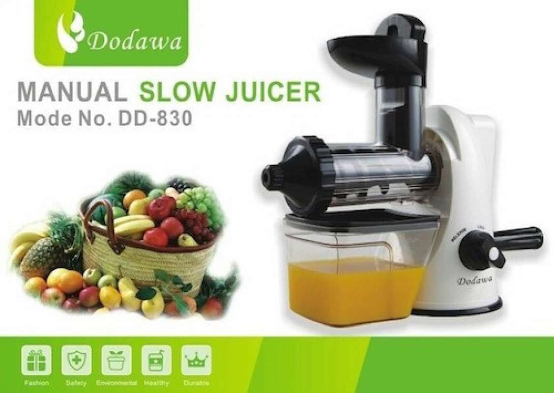 Promo Alat Mesin Bikin Jus Segar Sayuran Manual Slow juicer Dodawa DD830 Diskon 23 di Seller