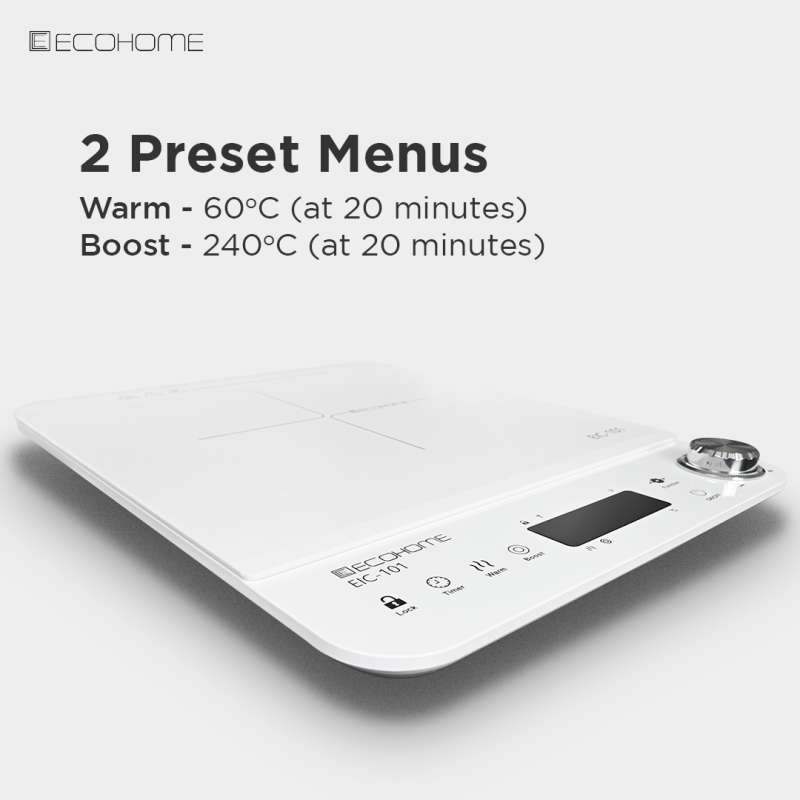 Promo ECOHOME Induction Cooker EIC-101 Smart Kompor Induksi Listrik Low ...