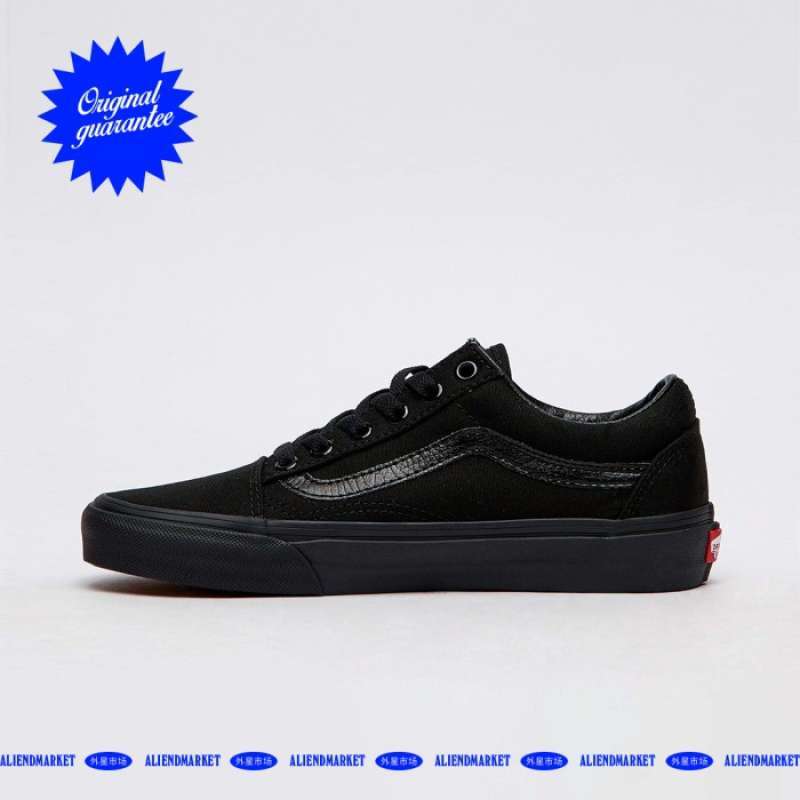 Harga vans old skool full black original hot sale