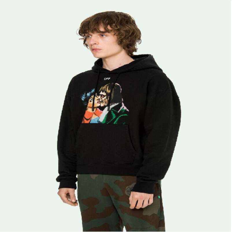 Off white kiss hoodie online