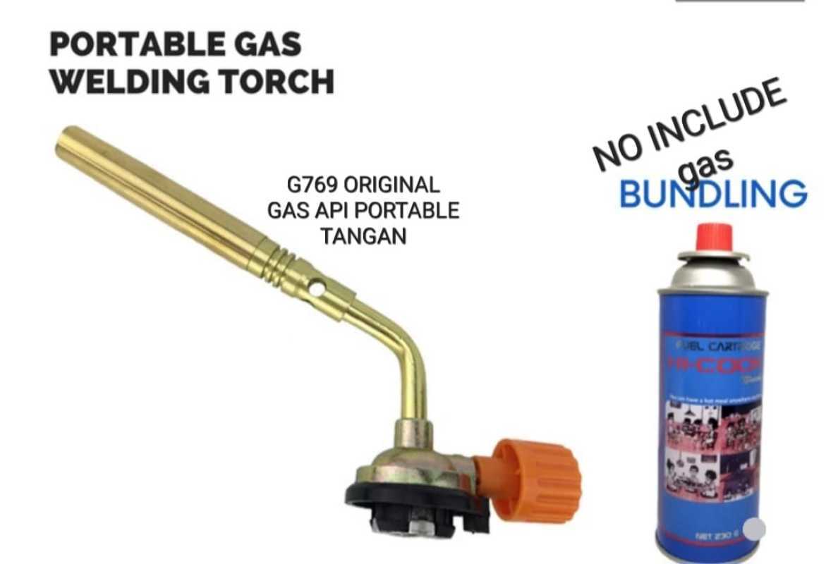 Jual G769 ORIGINAL GAS API PORTABLE TANGAN TORCH FULL TEMBAGA BAKAR LAS