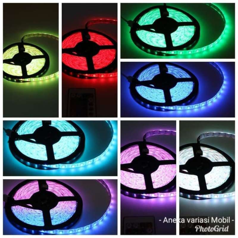 Promo PROMO - LAMPU VARIASI MOBIL LED STRIP ROLL 5050 PANJANG 5 METER ...