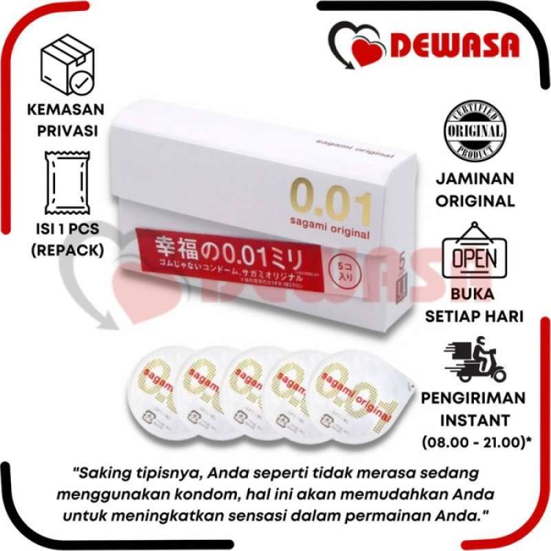 Jual Sagami Kondom 001 0.01 1 Pcs Di Seller Arjunas Store Meruya Selatan udik Kota Jakarta Barat Blibli