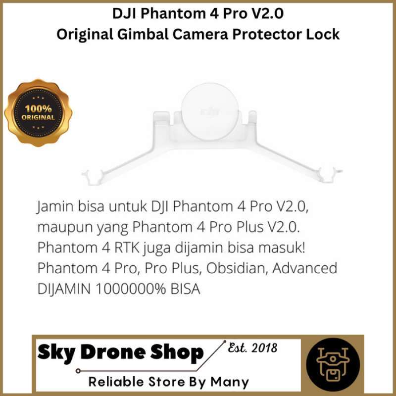Clear Gimbal Lock Kit For DJI Phantom 3 - PET & Ninjaflex Hood, Cap & Lock Protector