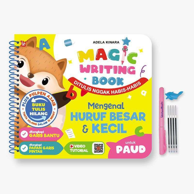 Magic Writer Book Jual Magic Writing Book Mengenal Bentuk Angka & Huruf, Calistung ...