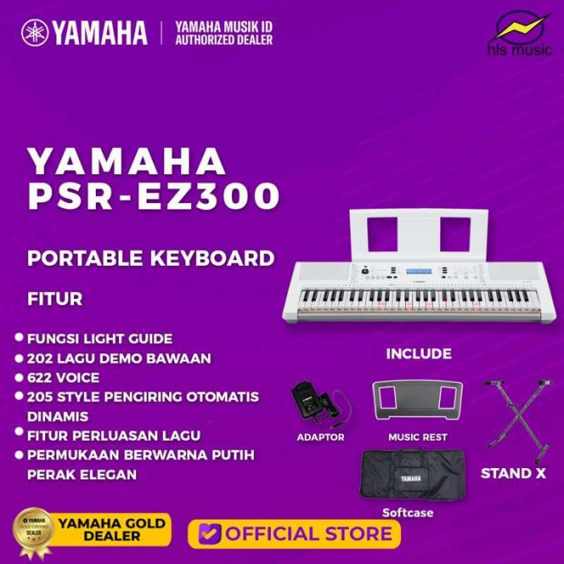 Jual Yamaha Ez-300 / Ez300 Portable Keyboard Garansi Resmi Ymid - Keyb ...