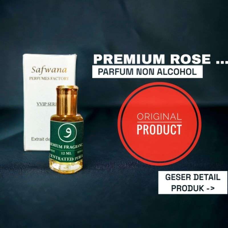 [BELI 1 GRATIS 1] Rose Premium 12ml Aroma parfum bunga mawar