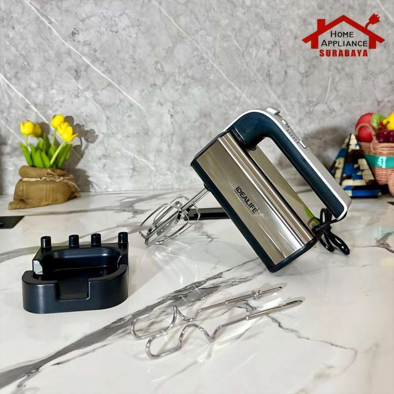 Jual IDEALIFE Hand Mixer Low Watt - Mixer Tangan Pengaduk Adonan Roti ...