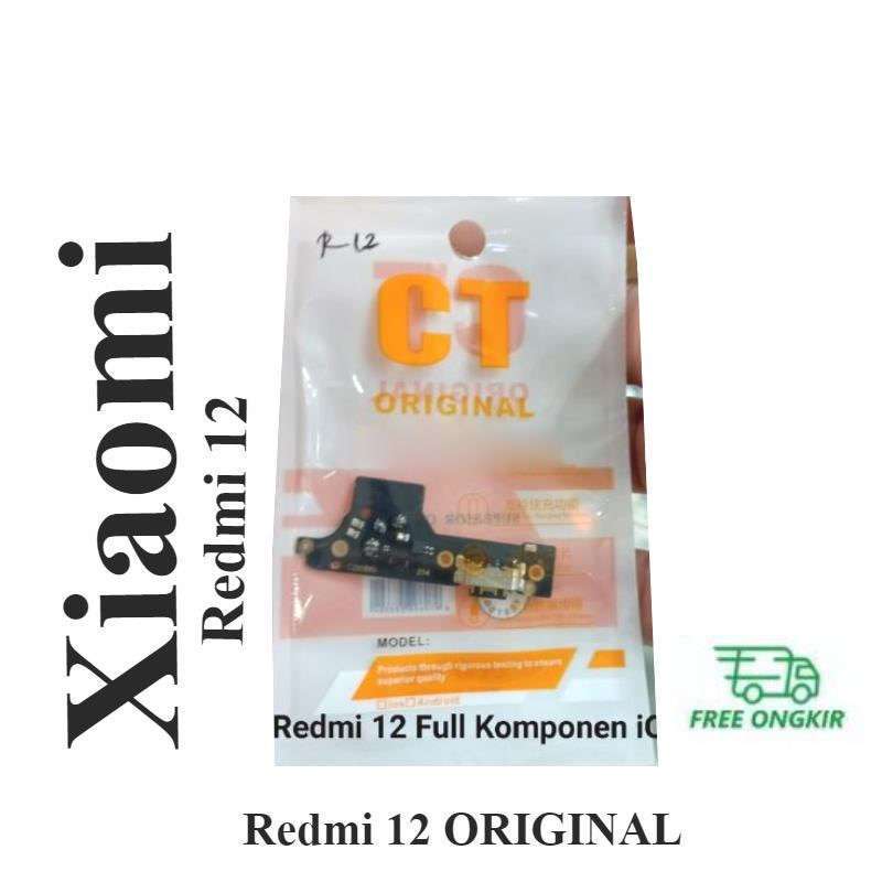 Promo Fleksibel Charger Redmi 12 ORIGINAL FULL KOMPONEN IC Flexible