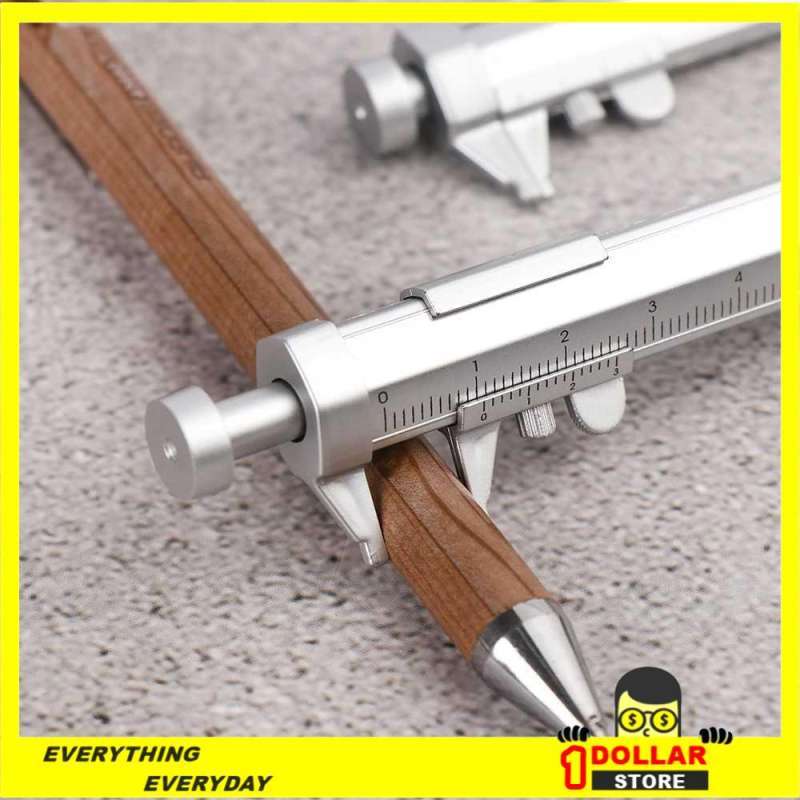Jual $1 Pena Pulpen Ballpoint Pen Caliber Measuring Tool Scale Ruler di ...