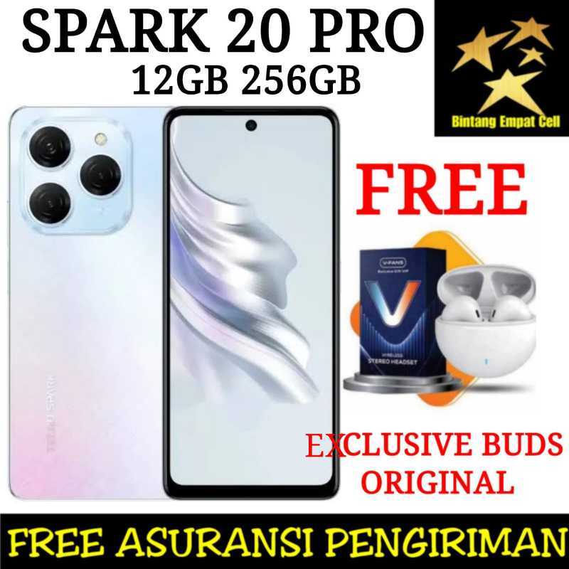 Jual Tecno Spark 20 Pro 12/256 Garansi Resmi Di Seller Bintangempat ...