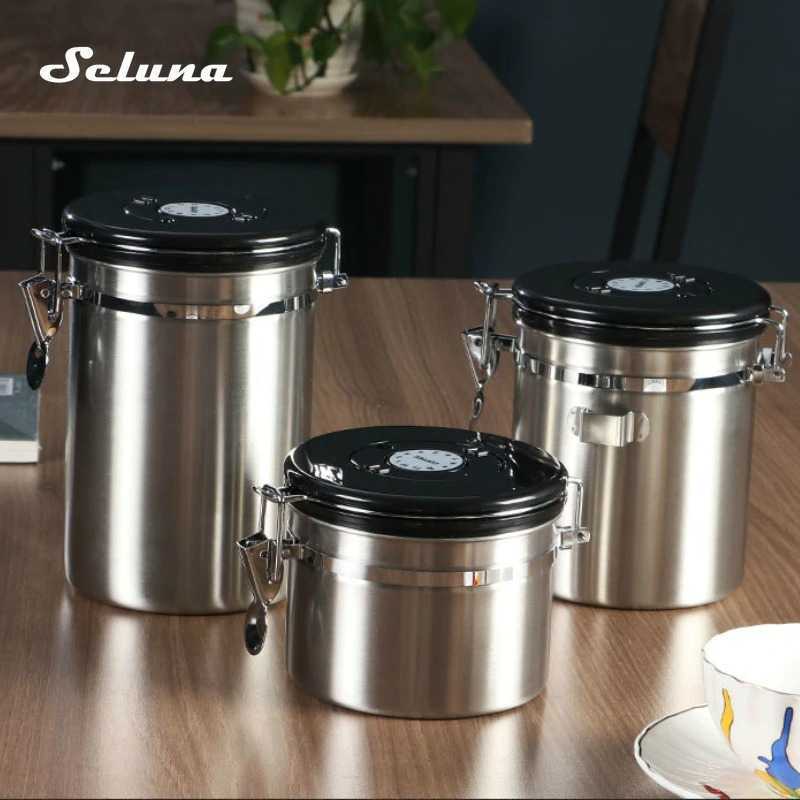 Jual Seluna Tempat Kopi Gula Susu Container Stainless Steel 1.5 L Di ...