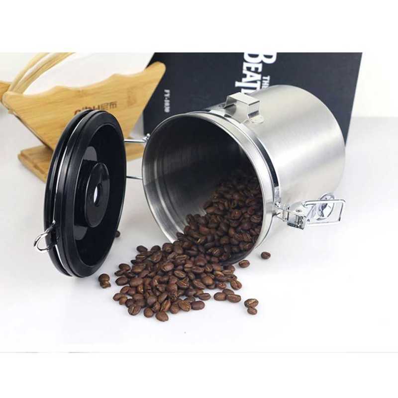 Jual Seluna Tempat Kopi Gula Susu Container Stainless Steel 1.5 L Di ...