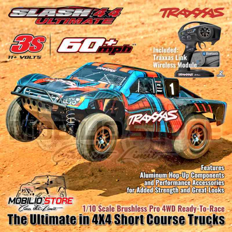 Jual Traxxas Slash 4x4 Ultimate 1 10 Scale Brushless 4wd Short Course Rtr Di Seller Megariya Cengkareng Barat Kota Jakarta Barat Blibli