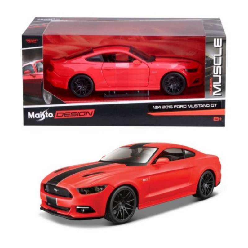 Promo Maisto 2015 Ford Mustang Gt Orange 124 Diskon 50 Di Seller