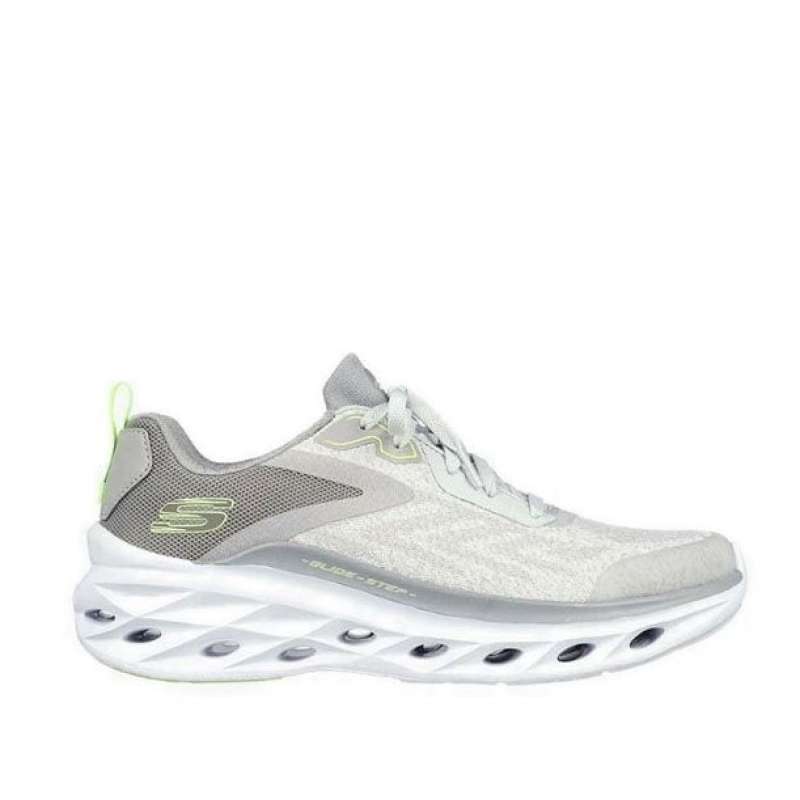 SKECHERS GLIDE-STEP SWIFT MEN'S FITNESS SHOES GREY/LIME