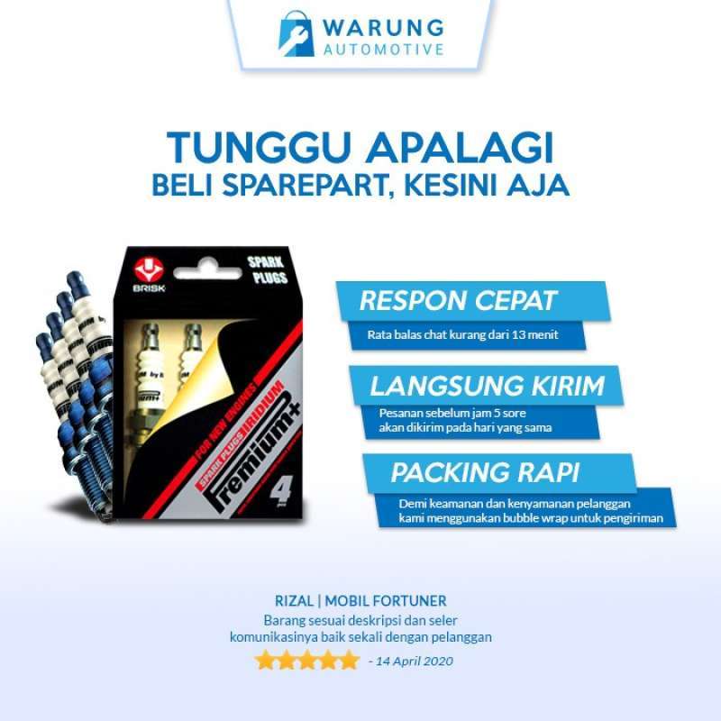 Promo Busi Mobil Biante Non Skyactive Brisk Premium + Iridium P5 Diskon ...