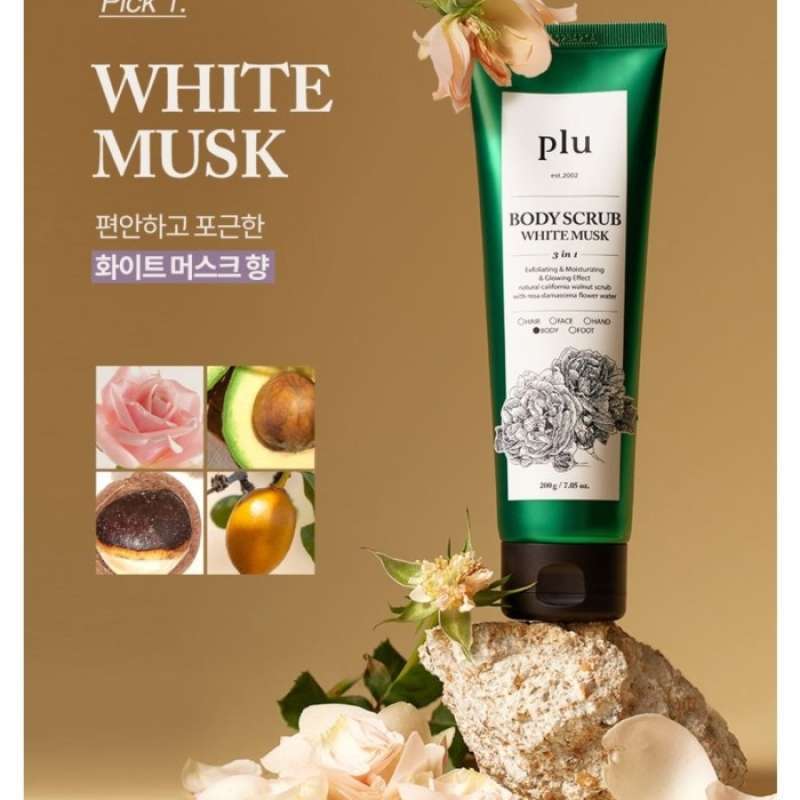 Promo Plu Body Scrub White Musk Korea 200g Diskon 23 Di Seller Resican