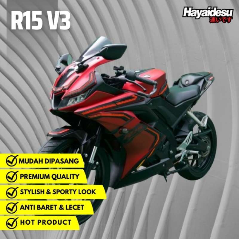 Cover Set R15 Promo Hayaidesu Body Protector Yamaha R15 V3 Full Set Cover Diskon 9% ...
