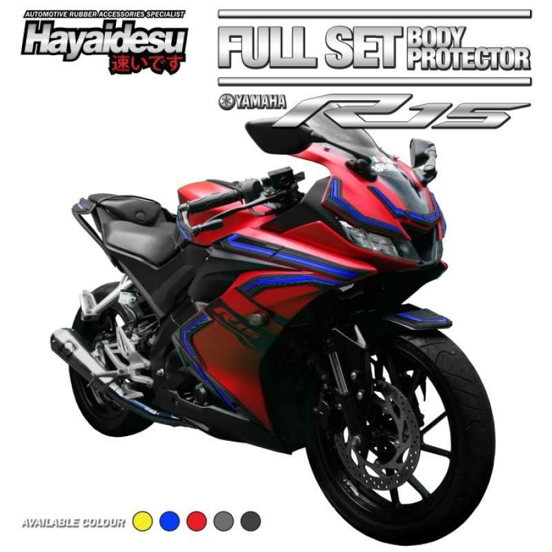 Cover Set R15 Promo Hayaidesu Body Protector Yamaha R15 V3 Full Set Cover Diskon 9% ...