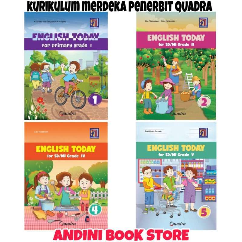 Jual Buku English Today Kelas 1 2 3 4 5 6 Sd/mi Kurikulum Merdeka ...