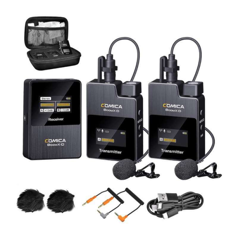 Jual Comica Boomx-d Pro D2 2.4ghz Dual-channel Wireless Lapel ...