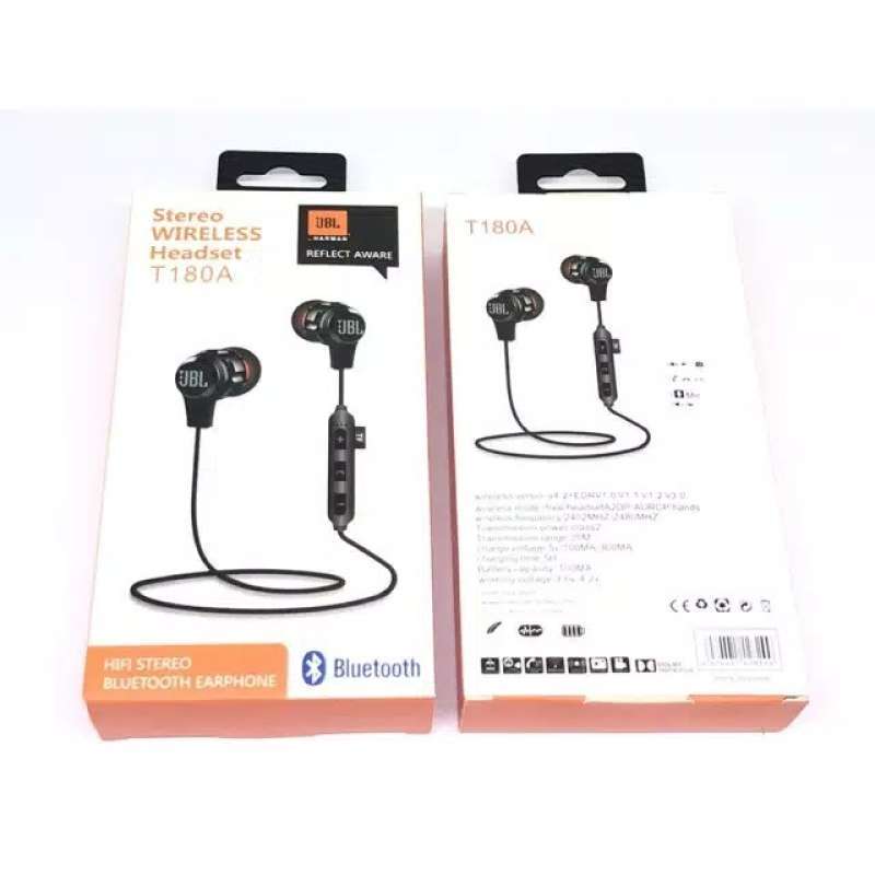 Stereo wireless headset t180a clearance