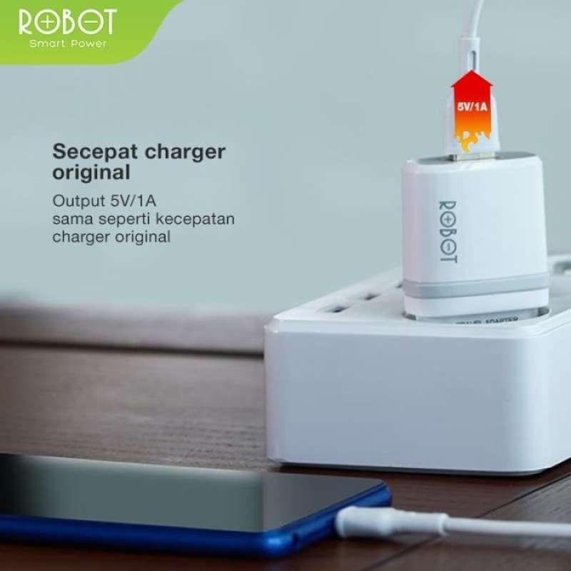 Robot Rt K7 Jual Robot Rt-k7 Quick Charge Output 5v/1a Fireproof Charger White Di ...