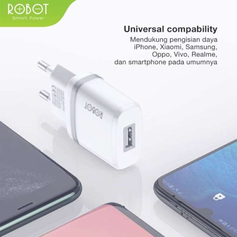 Robot Rt K7 Jual Robot Rt-k7 Quick Charge Output 5v/1a Fireproof Charger White Di ...