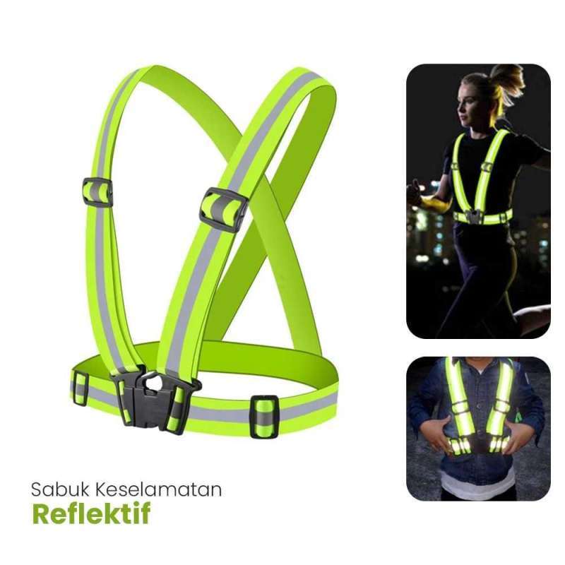 Jual Cezmkio Sabuk Keselamatan Reflective Vest Running Gear High