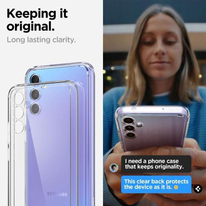 Spigen Galaxy A34 Case Ultra Hybrid - Crystal Clear ACS05904