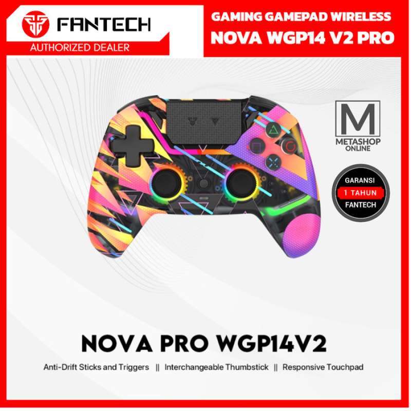 Jual Fantech Gamepad Wireless Hall Effect Nova Wgp14 V2 Pro Ps4 Pc ...