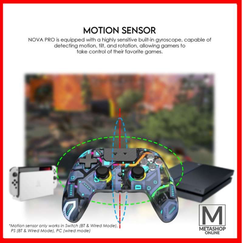 Jual Fantech Gamepad Wireless Hall Effect Nova Wgp14 V2 Pro Ps4 Pc ...