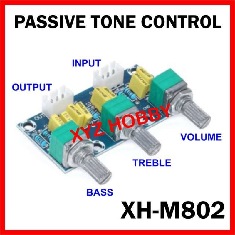 Jual Xh-m802 Passive Tone Control Tone Kontrol Pasif Volume Treble Bass ...