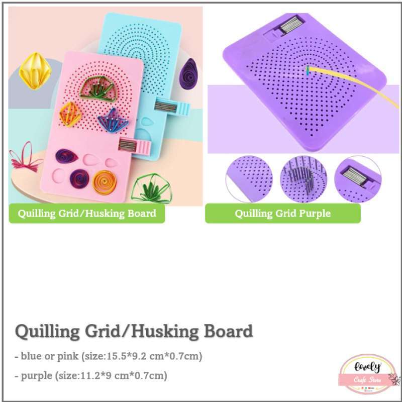 Jual Paper Quilling Husking Board, Grid Guide, Paper Quilling Tool