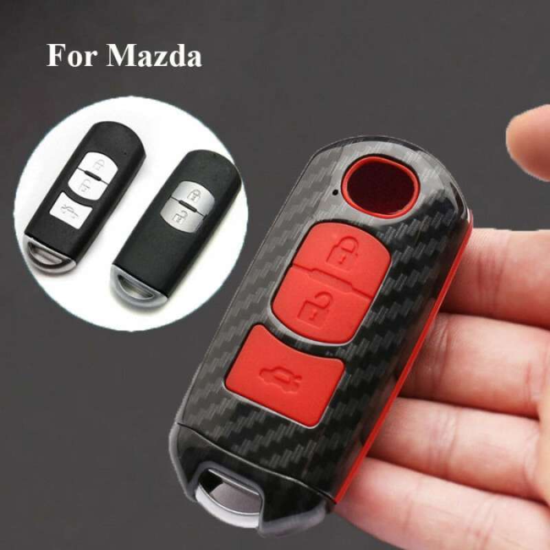 Cover Portachiavi In TPU Per Mazda 2 Pulsanti - Compatibile CX3, CX5, CX9, MX5, Morbida E Antiurto