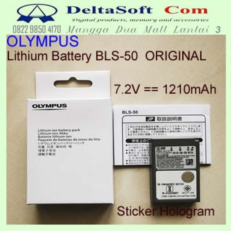 Promo Olympus Bls-50 Lithiun-ion Baterry Diskon 23% Di Seller Mettaria ...