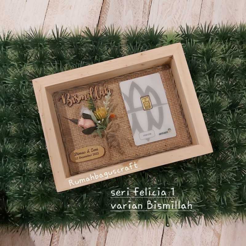 Jual Frame Mahar Seri Felicia 1/kado/kotak Logam Mulia - Theweddingof ...
