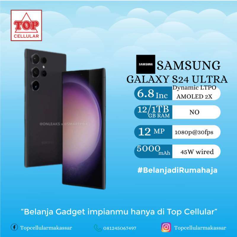 Galaxy S24 Ultra Samsung Galaxy Note 21 Cena Jual Samsung