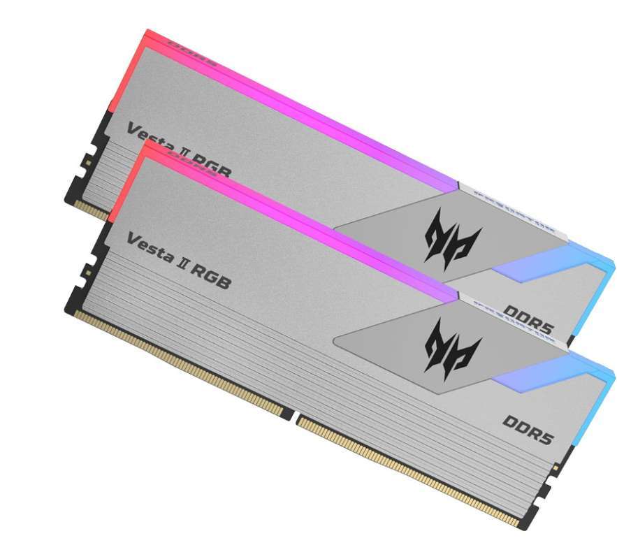 Promo Predator Vesta Ii Ddr5 6000 Mhz Rgb U-dimm [desktop Ram] - Silver ...