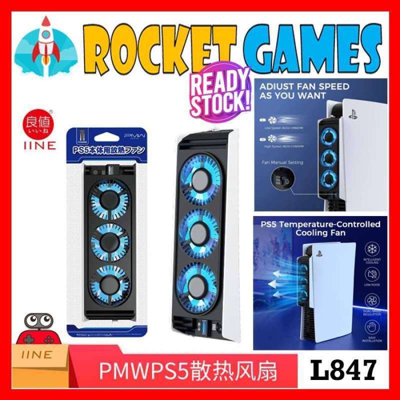 Jual Iine Ps5 Kipas Cooling Fan Temperature Control For Ps5 L847 Di